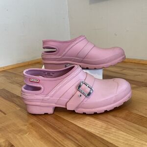 Hunter Pink Original Nebula Play Clog Slingback Slide On Shoes Size 6